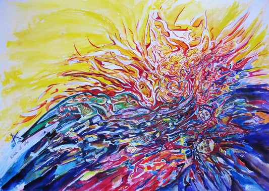pr-ntr river of life original art