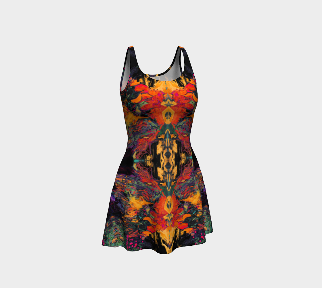 Fire Tribe Flare Dress