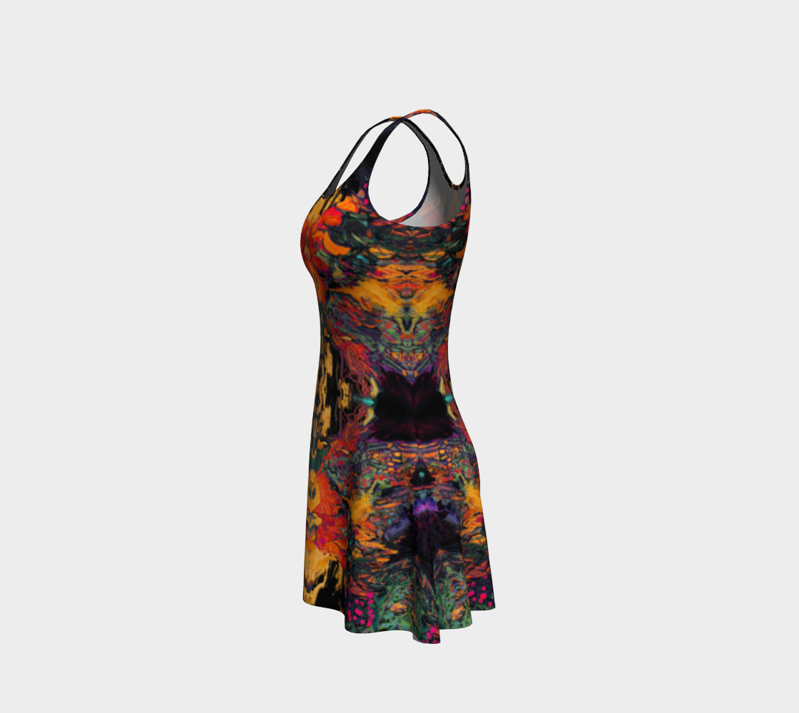 Fire Tribe Flare Dress