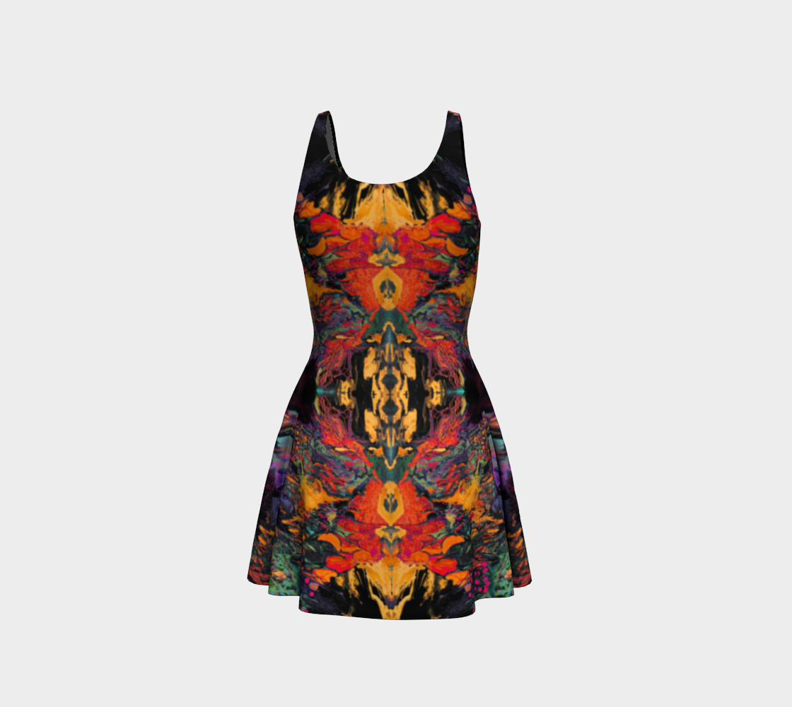 Fire Tribe Flare Dress