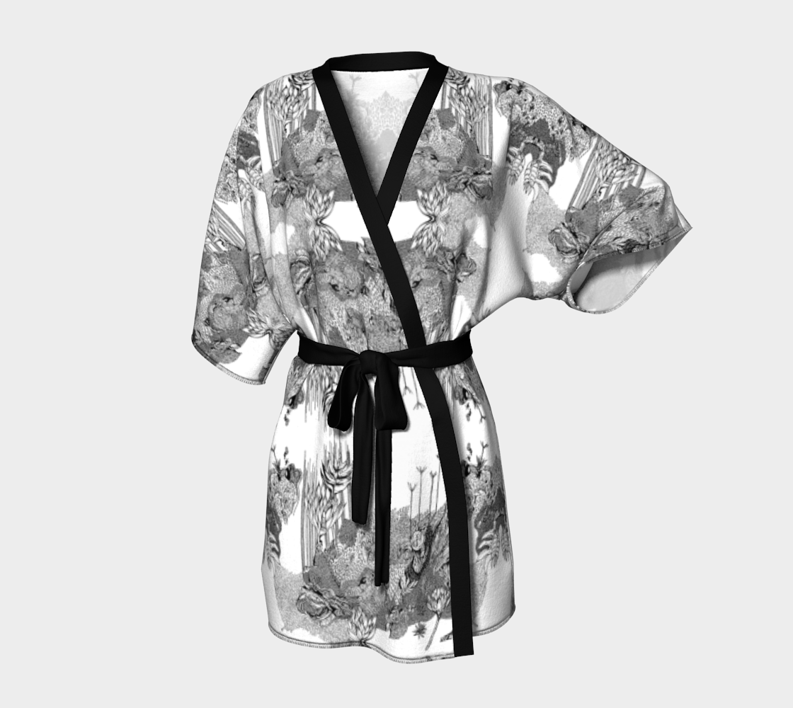 B&W Kimono