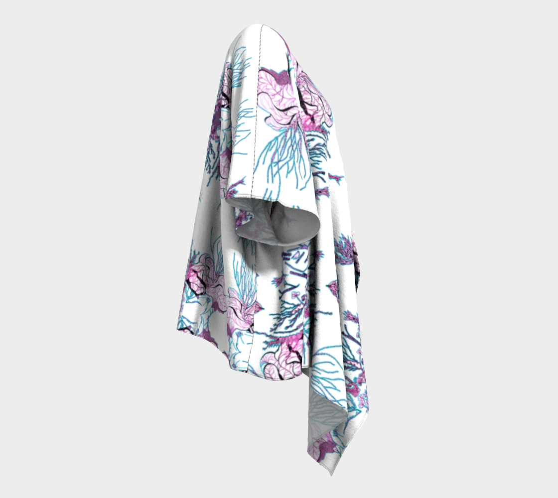 Waterlily Draped Kimono