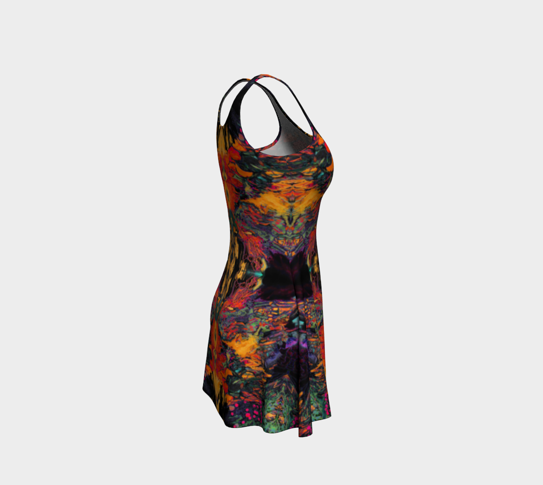 Fire Tribe Flare Dress